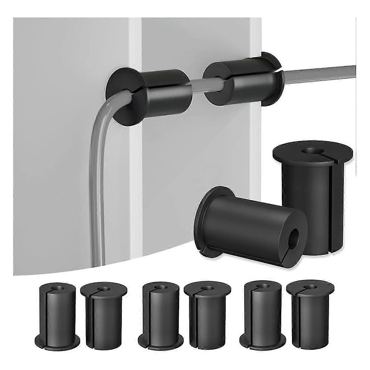 1-Inch Wall Hole Cable Protector Feed Through Bushing Grommet Kit for Home/Office Management