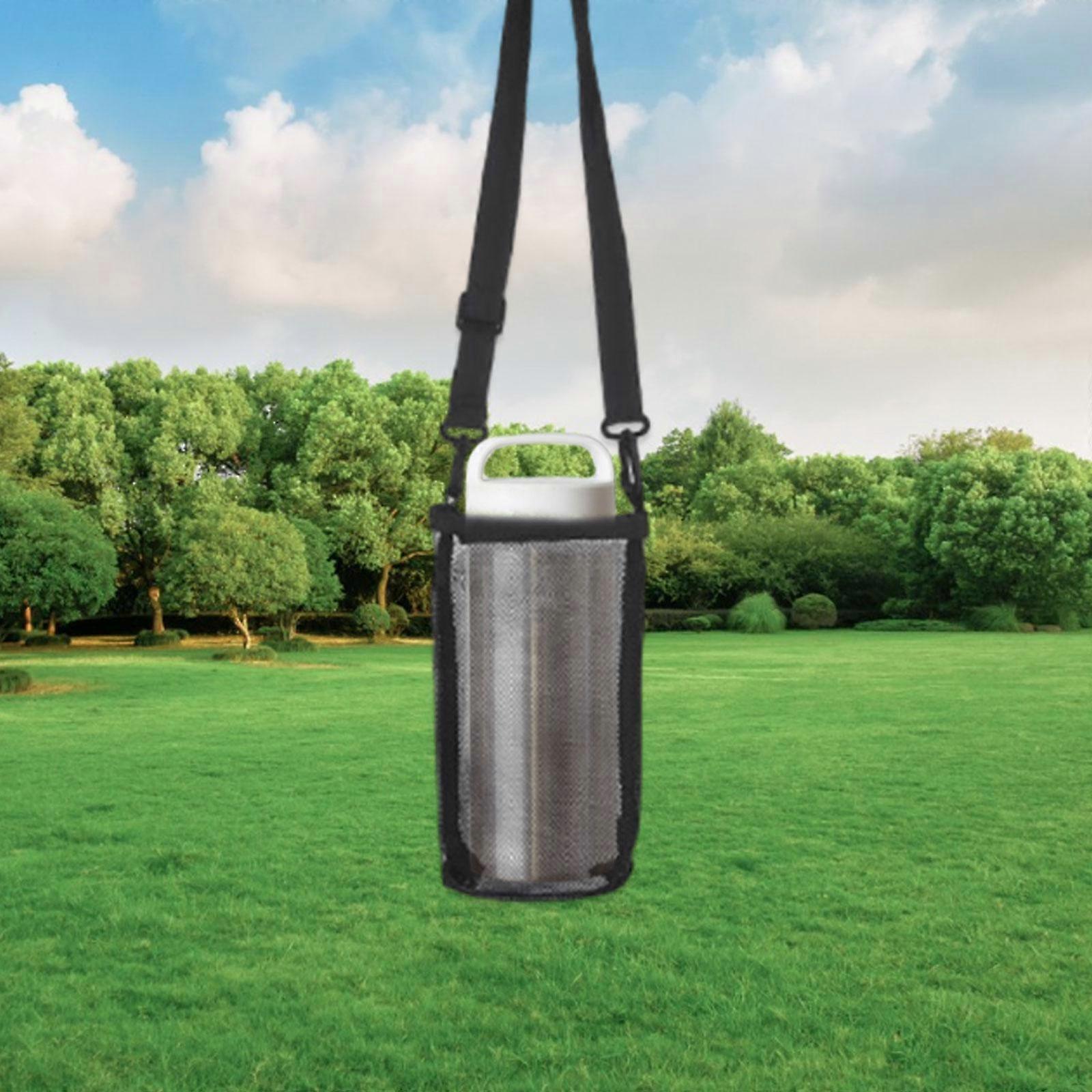 Water Bottle Carrier Holder Beach Bag Sleeve for Walking Gym