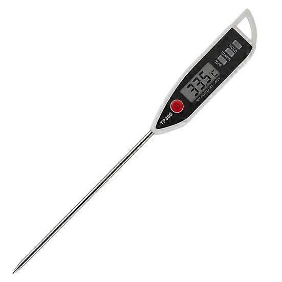 TP300 Food Thermometer Long Probe LCD Display Waterproof Accurate Instant Read BBQ Meat Milk Baking Electronic Digital Thermometer Kitchen Gadgets
