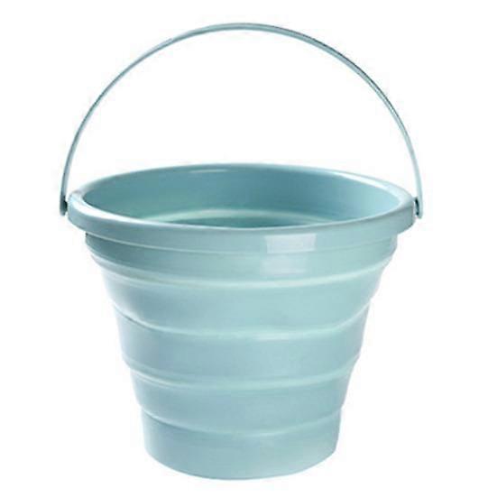 5/10L Outdoor Folding Bucket Great Load Bearing Handle Leakproof Thick Collapsible Space-saving Hanging Hole Portable Multi-use Camping Picnic