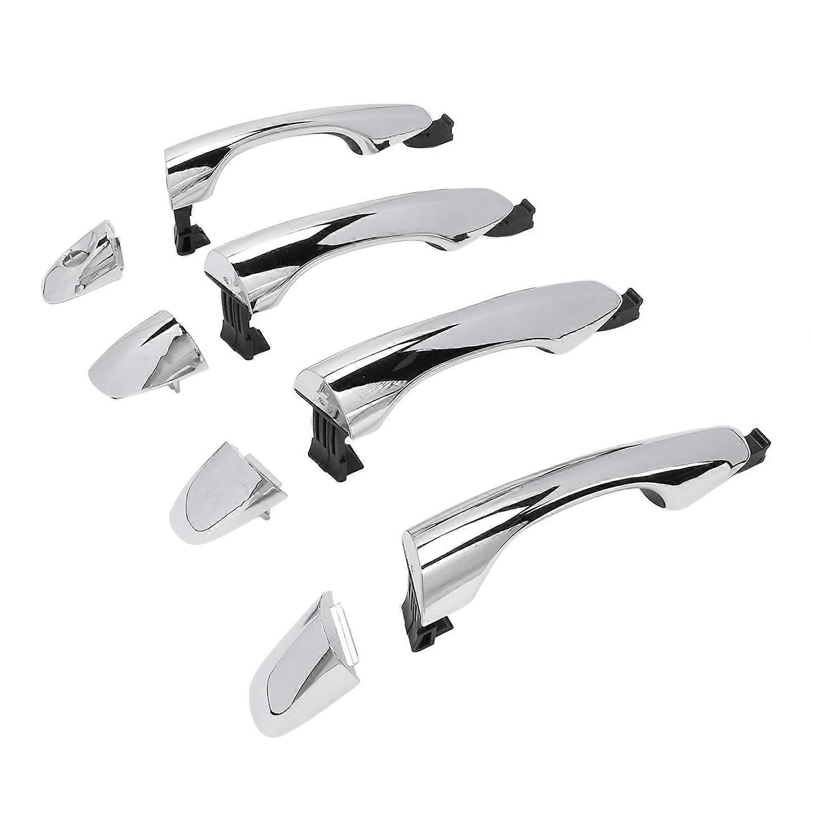4PCS Outside Door Handle Set ABS Chrome for Sorento 2016-2020, Smooth Operation Comfortable Grip Replacement Parts