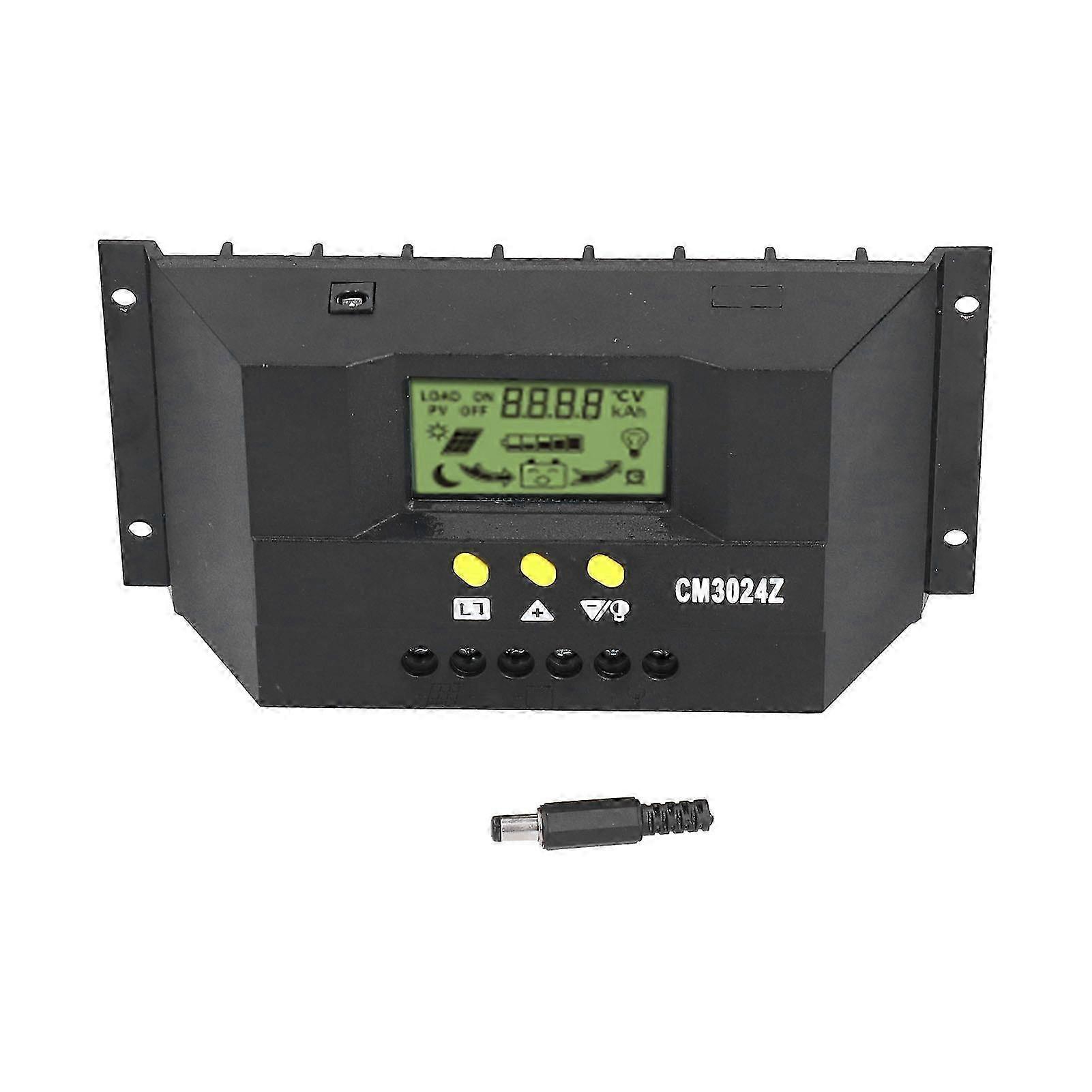 CM3024Z PWM Solar Charge Controller LCD Display Solar Panel Intelligent Regulator 12V 24V20A