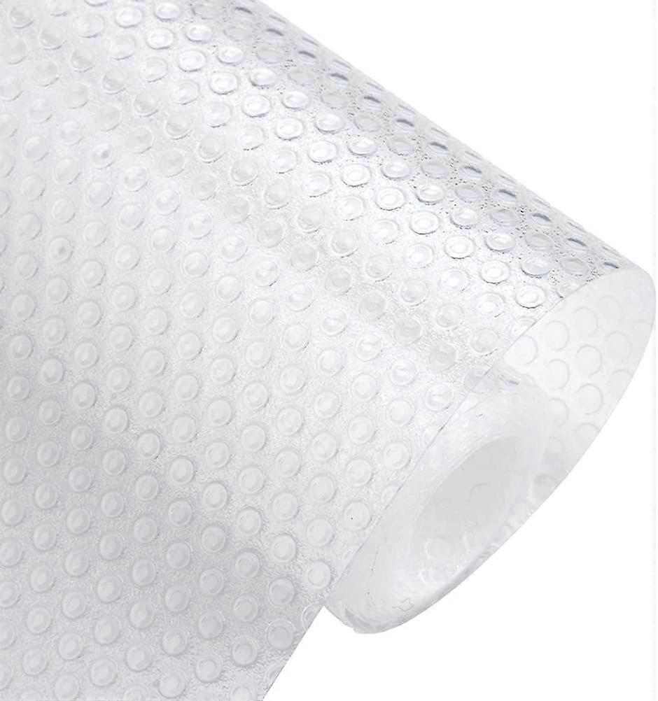 Easy To Cut Thicker Non-Adhesive Liner, Premium EVA Material Shelf And Drawer Liner For Kitchen, Cabinets, Storage, Desks, Shelf Mats Transparent