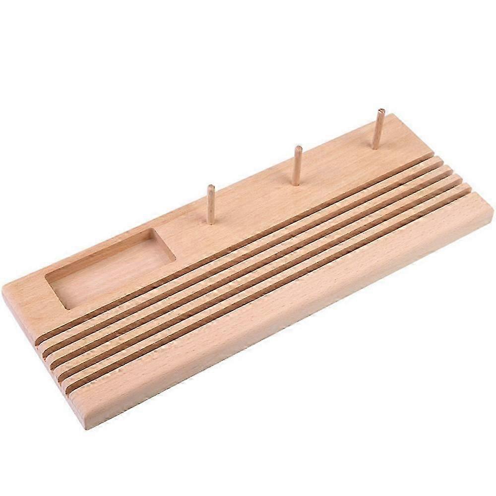 Wooden Patchworks Ruler Rack DIY Personalized Ruler Rack for Ruler Storage