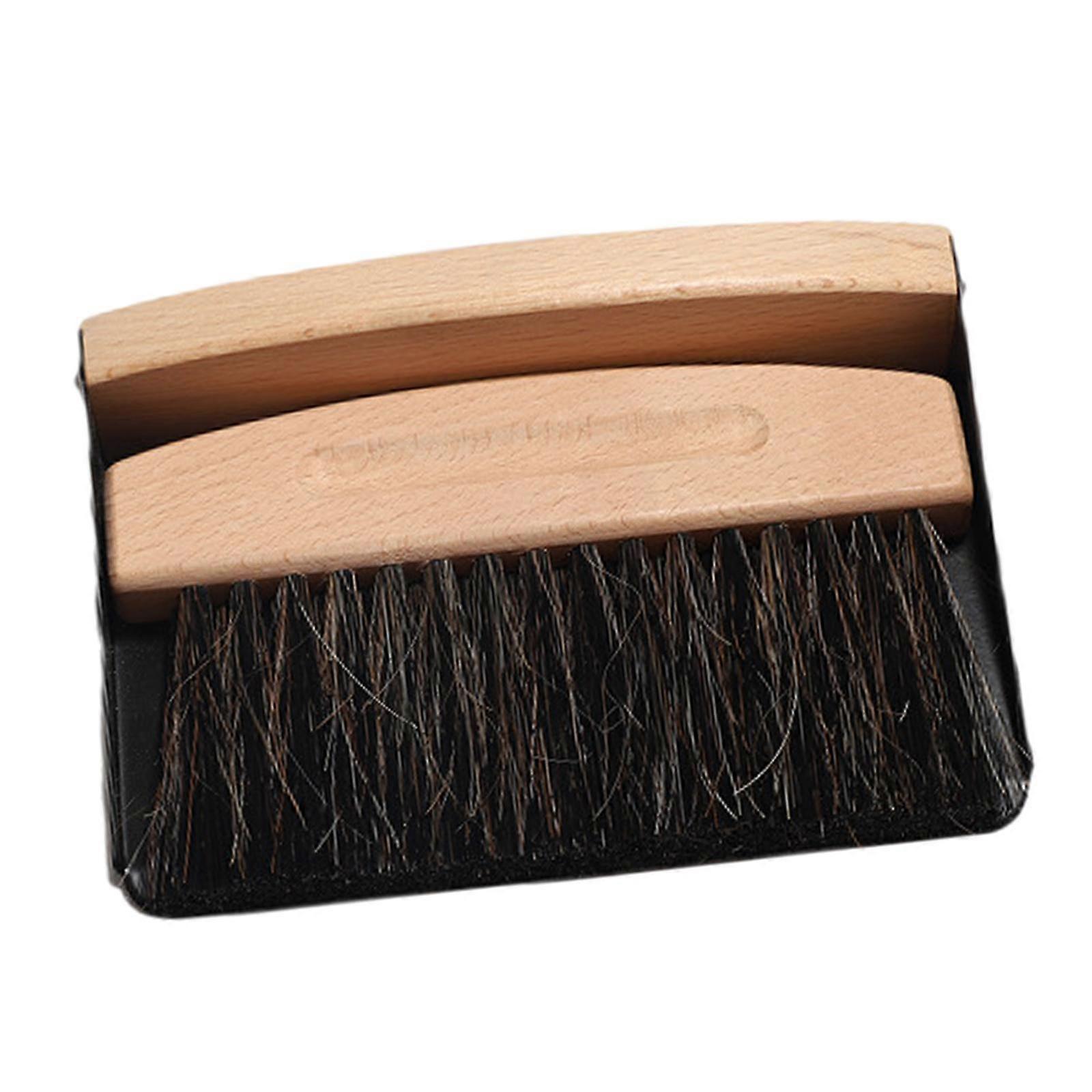 Petite Broom and Dustpan Kit with Natural Wood Handle for Tidying Up Small