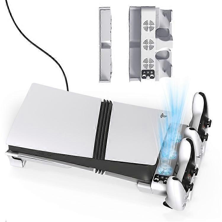 STARTRC GAMES Cooling Stand Compatible For Sony PS5 Pro / PS5 Slim (Digital / Disc Edition) Controller Charging Dock Radiator