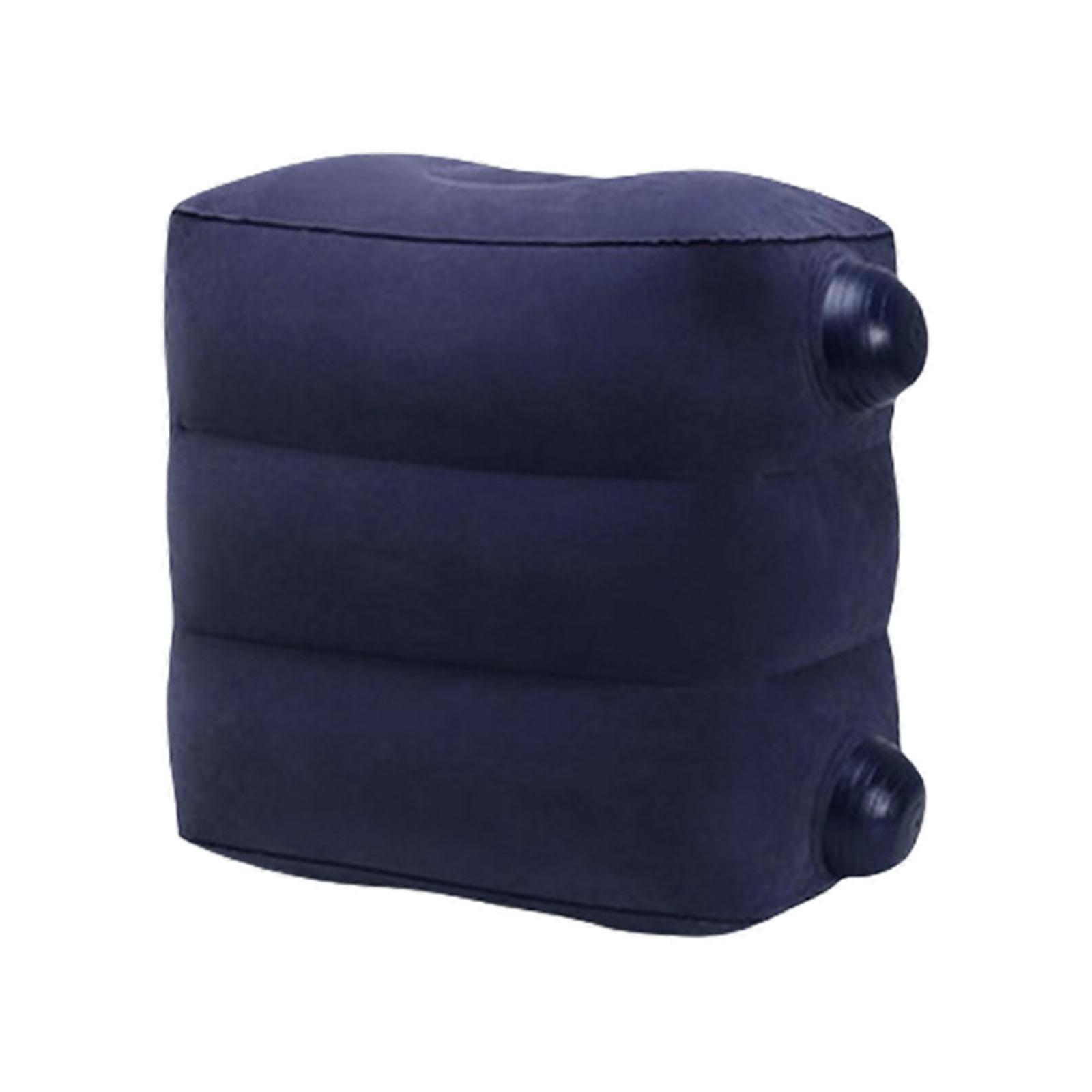 Push-up Inflatable Travel Leg Rest Pillow Foot Rest Recliner Cushion for Home Office and Traveling