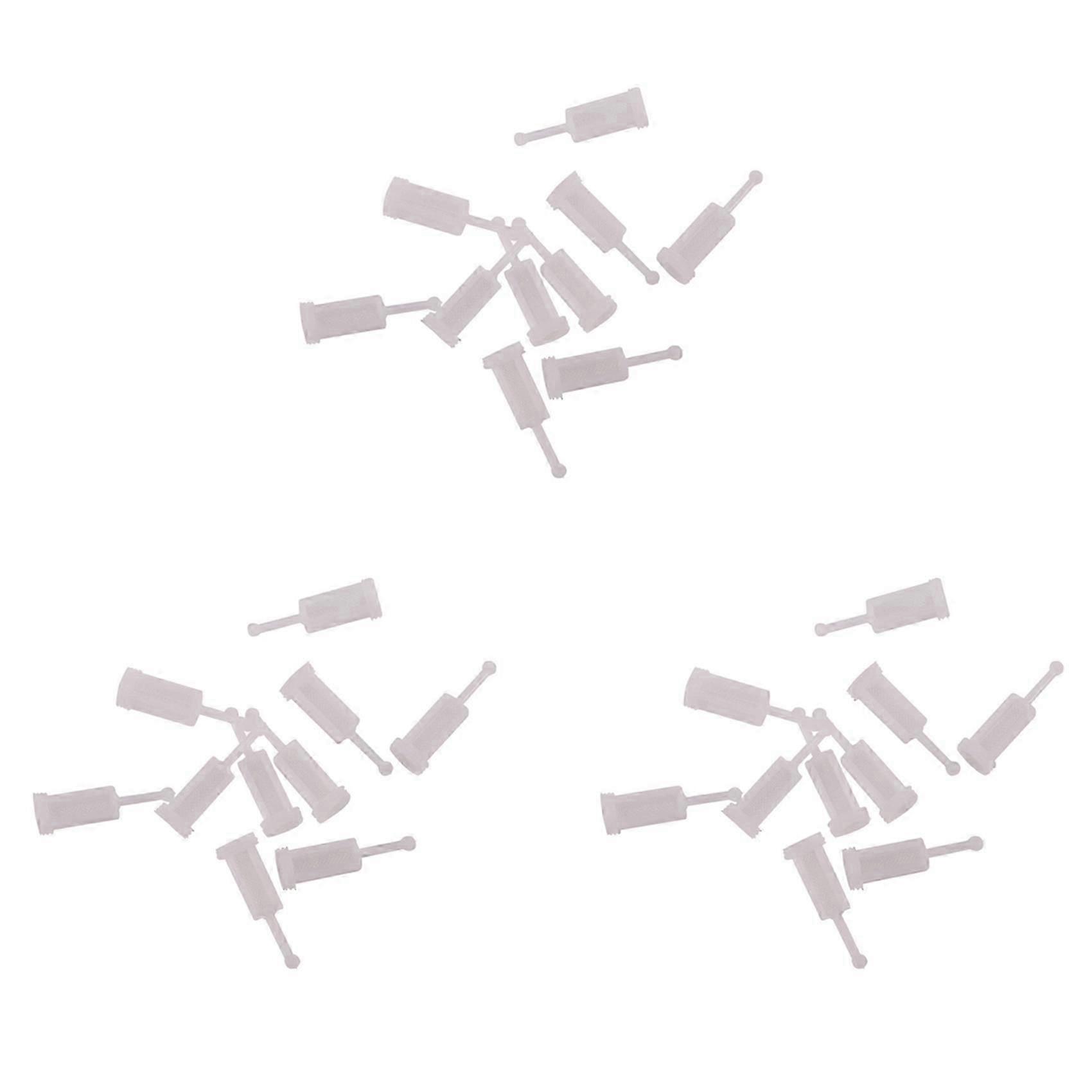 30Pcs Plastic Gravity Typ Spray Filter Pot Diameter 11mm Length 36mm Can Adapt to the Majority of S