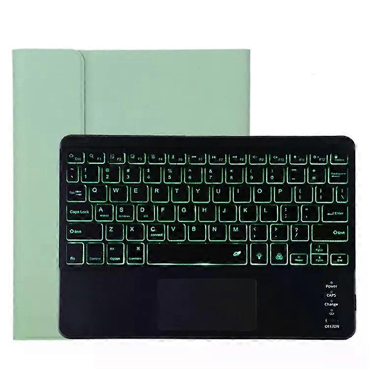 Bluetooth Keyboard Case for iPad Pro 11" (2020)-Detachable,Backlight,Touchpad,Green Green