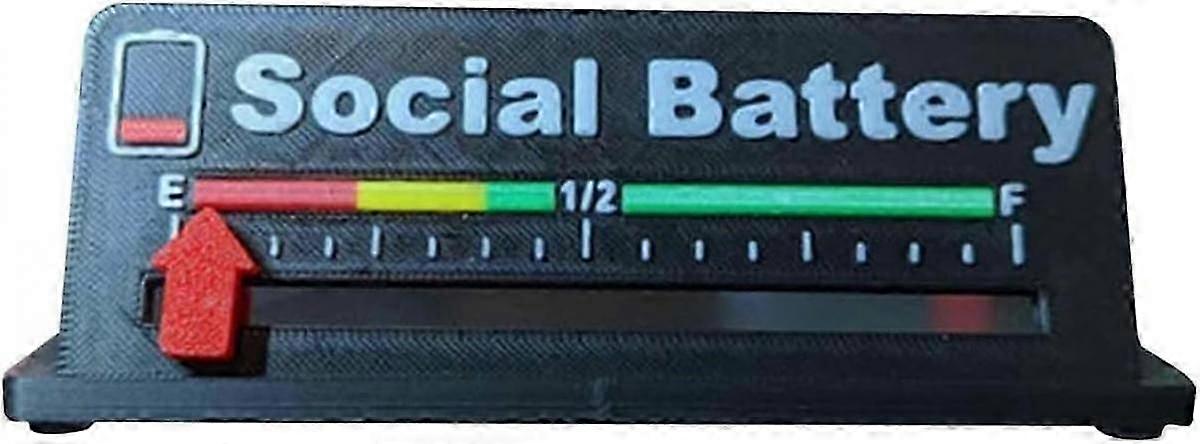 Social Battery Desktop Indicator Creative Social Battery Desktop Indicator Home Decoration Desktop Ornaments Complete Ornament Set