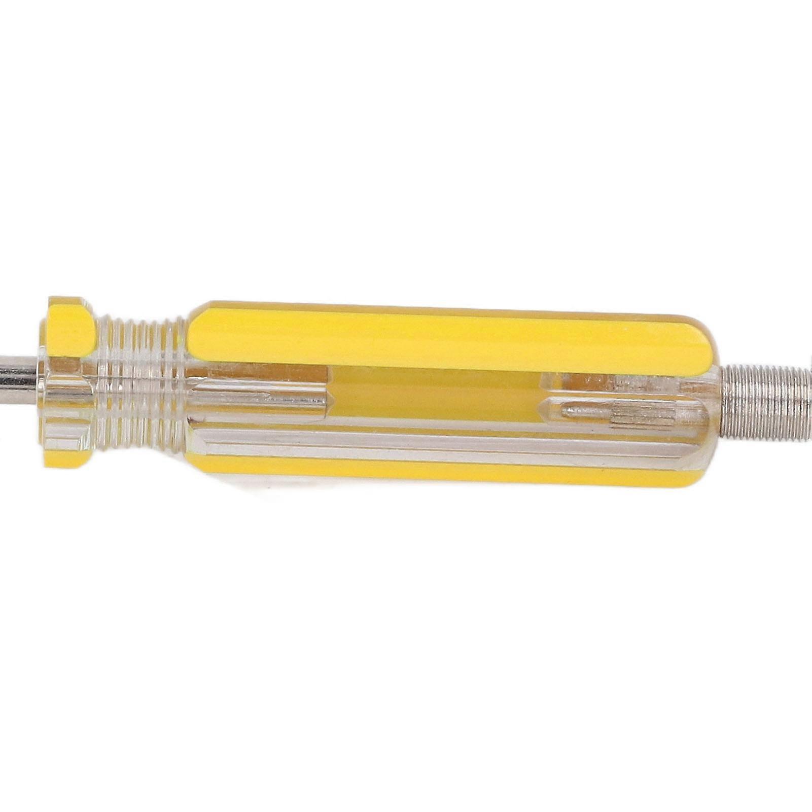 F Head Puller Screwdriver Yellow Handle Ergonomic Robust Puller F Head Remover Tool