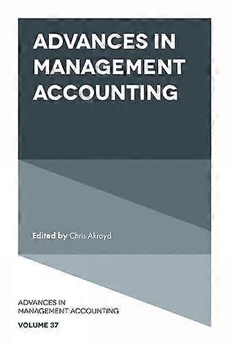 Advances In Management Accounting by Chris Akroyd Paperback Book