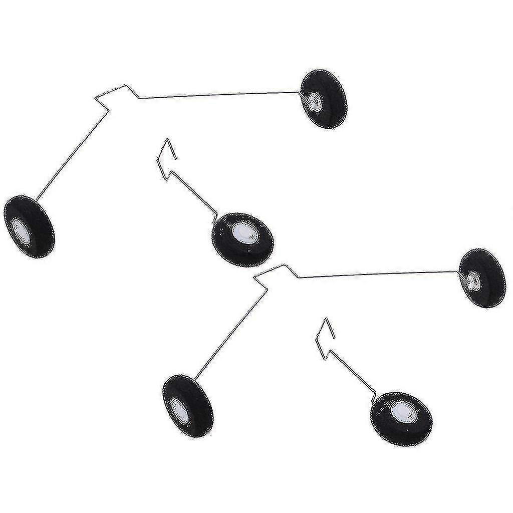 4x Rc Flugzeug Fahrwerk Halterung w / Räder für Wltoys F949 Zubehör