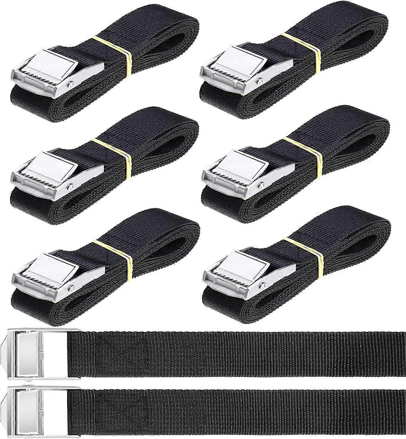 8pcs (8) Tie Down Straps 40CM x 2CM Tie Down Strap with Buckle Claw Strap