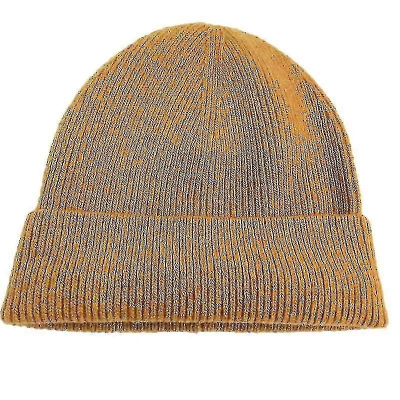 Autumn/ Winter Solid Warm Knitted Beanies Hat, Men