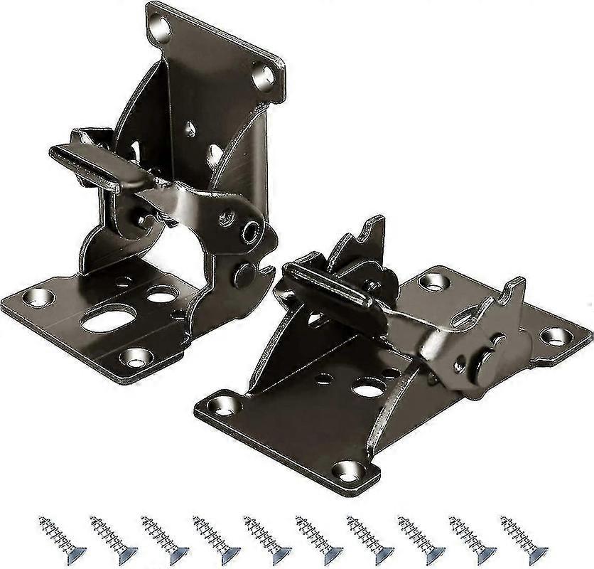 2 Pcs 90-180 Folding Brackets for Self-locking Extension Tables, Metal Drop Leaf Supports for Dining Tables and Computer Desks