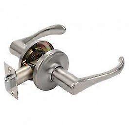 Vail Lever Passage Set Satin Nickel for Hall and Closet Doors - Durable Locking Handle, Easy Installation