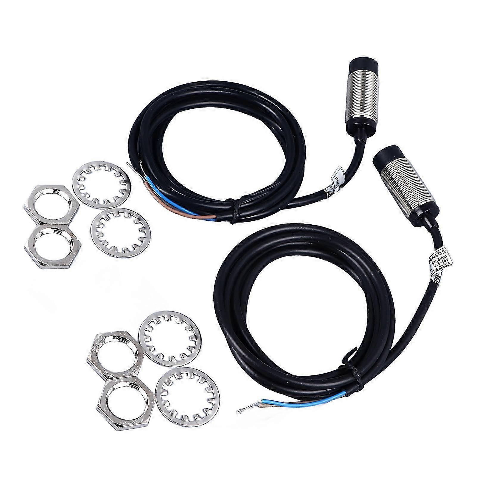 2PCS Closed Detecting Distance Approach Sensor Inductive Proximity Sensor DC 2 Wire Normally