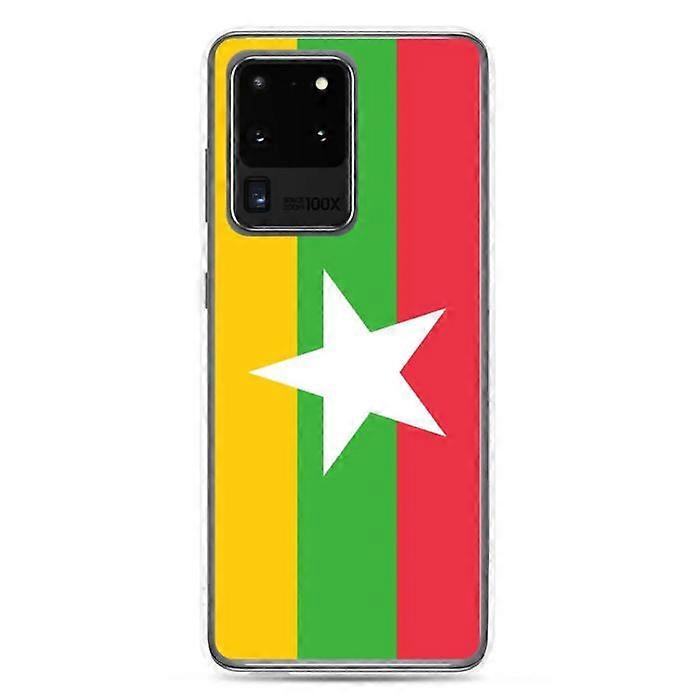 Phone Case - Samsung - Galaxy S20 - Myanmar Flag - Flexible - Multicolor