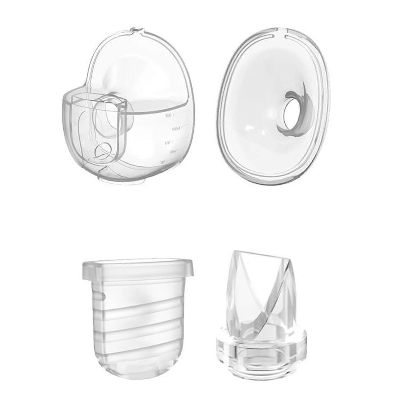 4 pièces/set Tire-lait de remplacement Bride de 24/27 mm pour les pompes portables S32/S39 améliorant l’efficacité de l’expression du lait