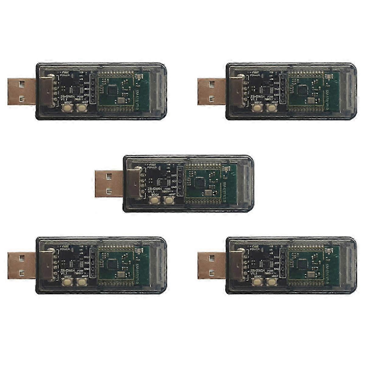 5X ZigBee 3.0 Silicon Labs Mini EFR32MG21 Universal Open Hub Gateway USB Dongle Chip Module ZHA NCP