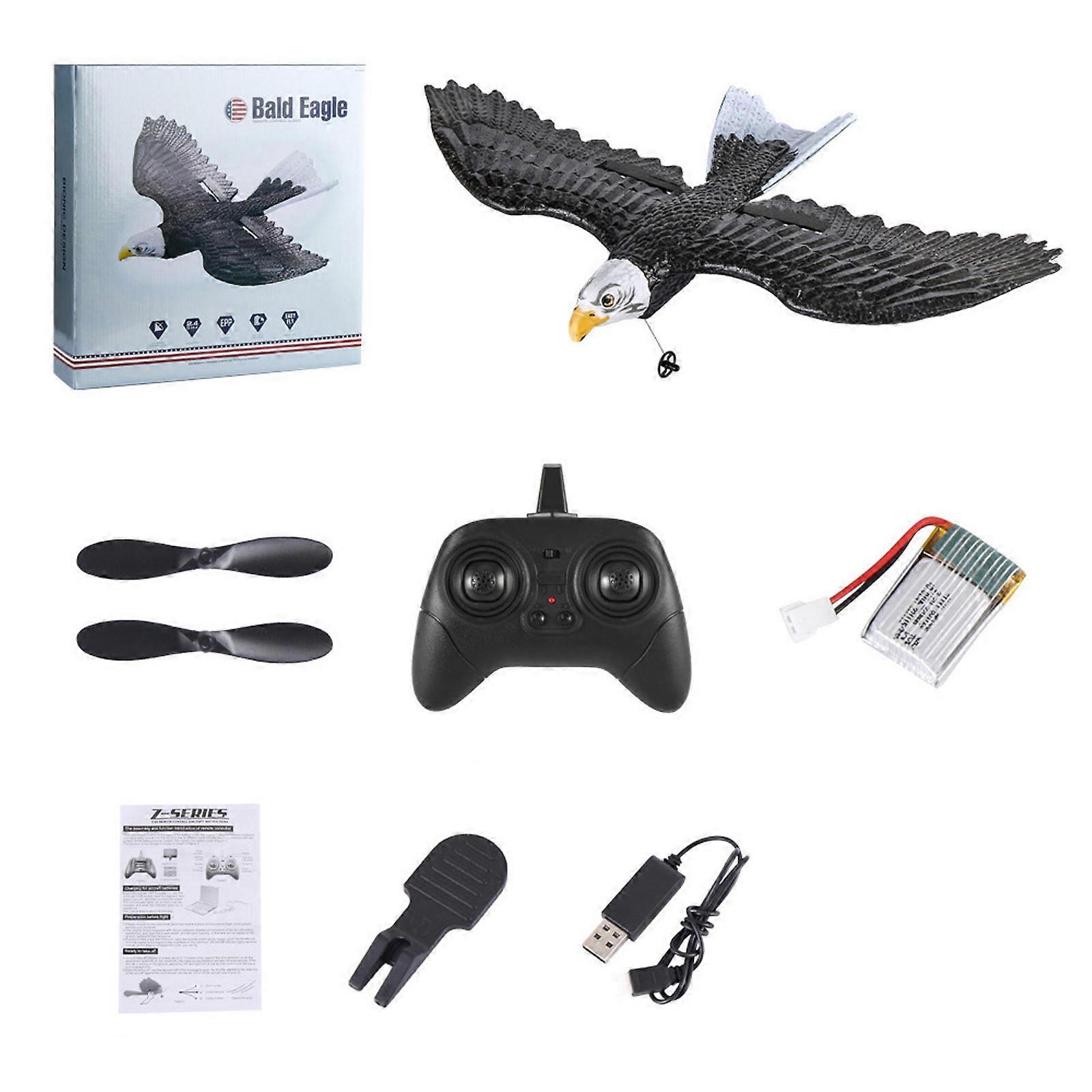 Remote Control Aircraft Flying Bird Rechargeable RC Eagle Gliders Plane for Kids 8-12 Easy to Operate for Beginners
