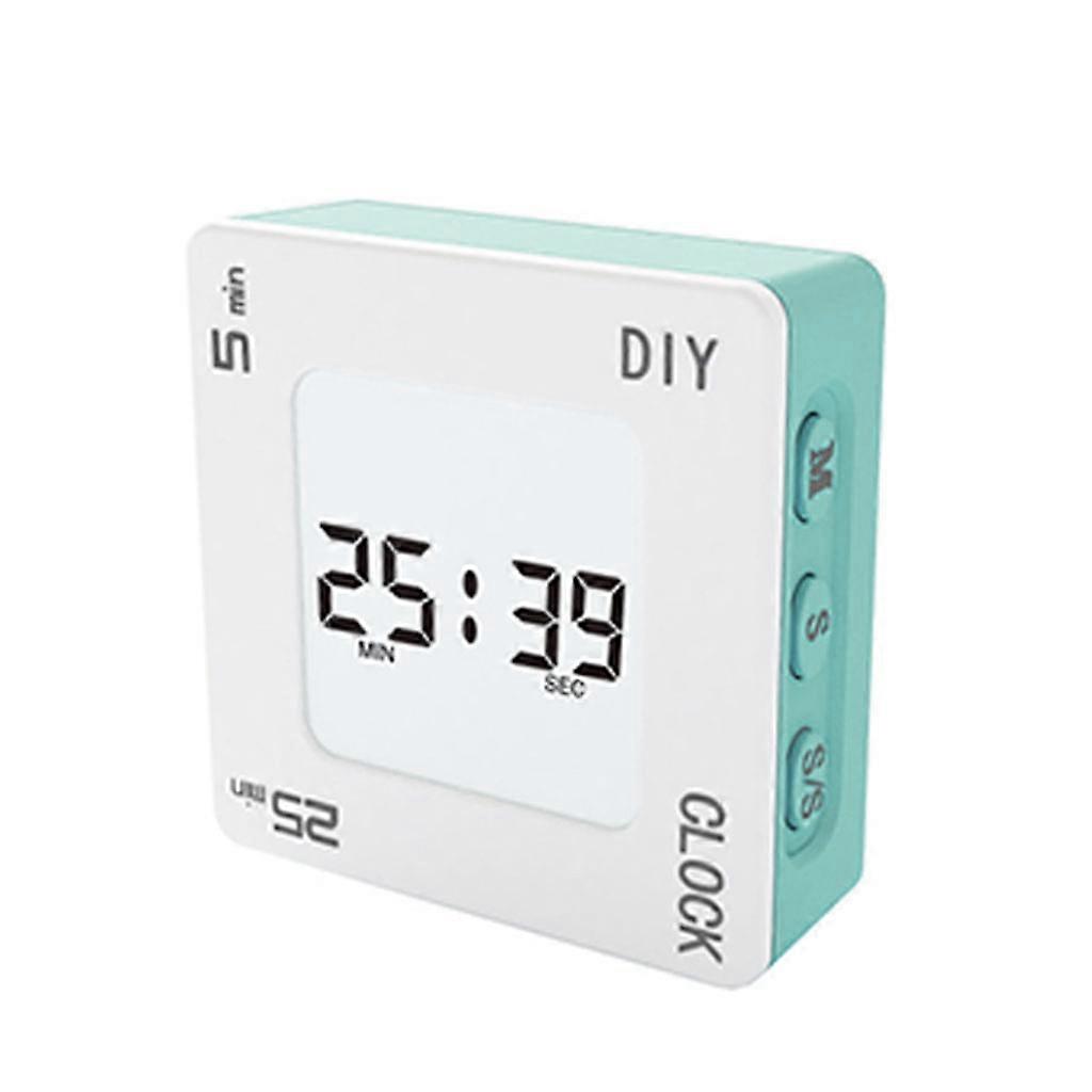 Durable DIY for Time Management Pomodoro Timer Square Alarm Clock Backlight Vibration Flashing Reminder Gift for Friends  5