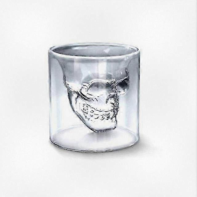 Unique Skull Shot Glass Suitable for Whiskey, Vodka, and Wine Drinks