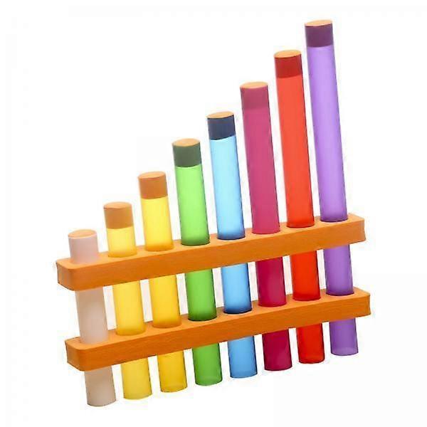 3x Homemade Flute Musical Instrument Panpipe Toy Made Science Experiment DIY