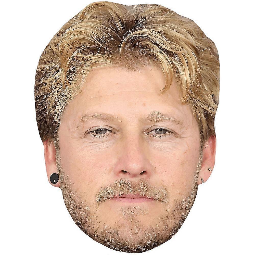 Renn Hawkey (Blonde) Celebrity Mask, Flat Card Face