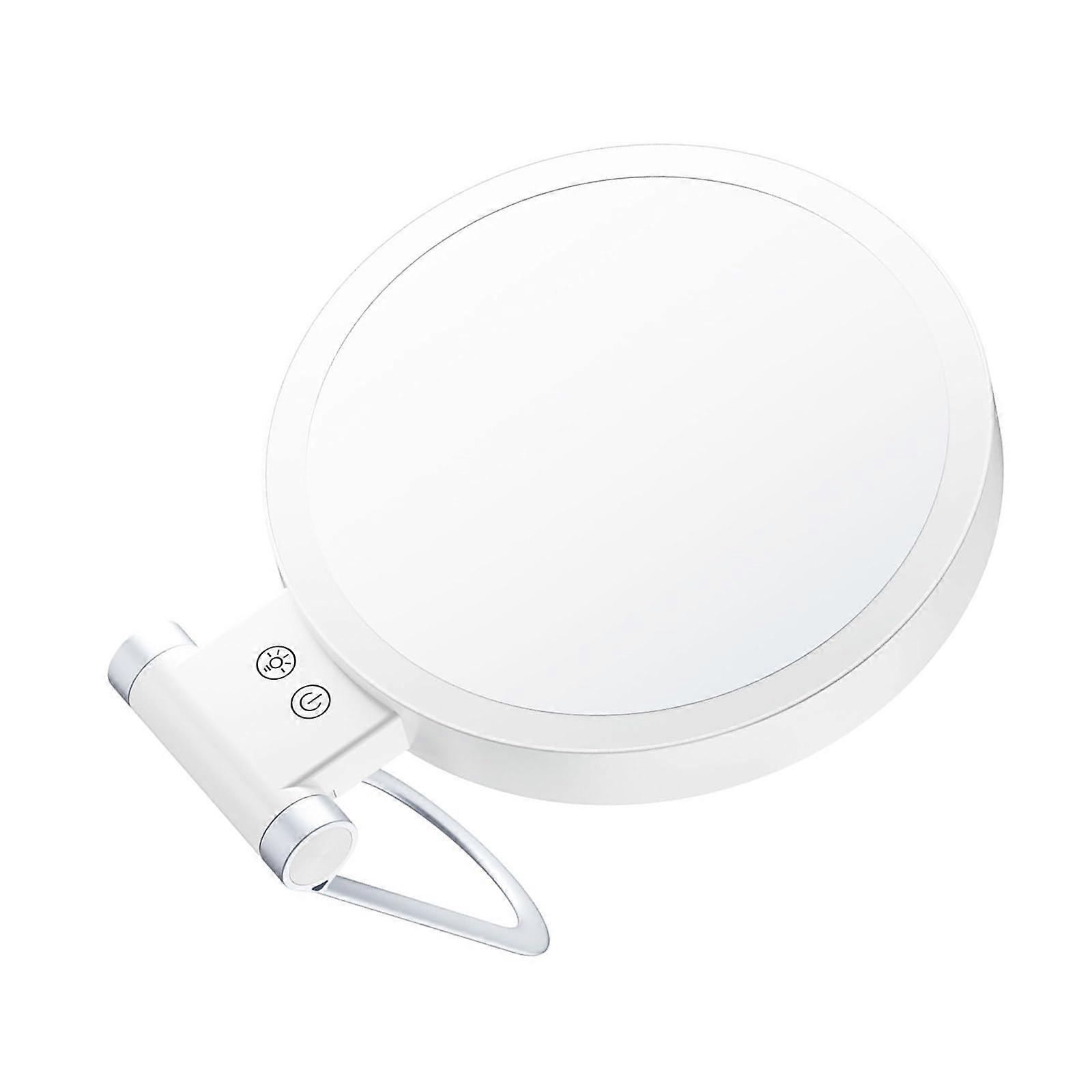 Make Up Mirror with 10X Magnification and Adjustable Brightness LED Lighting Travel Friendly for Women and Girls 20B