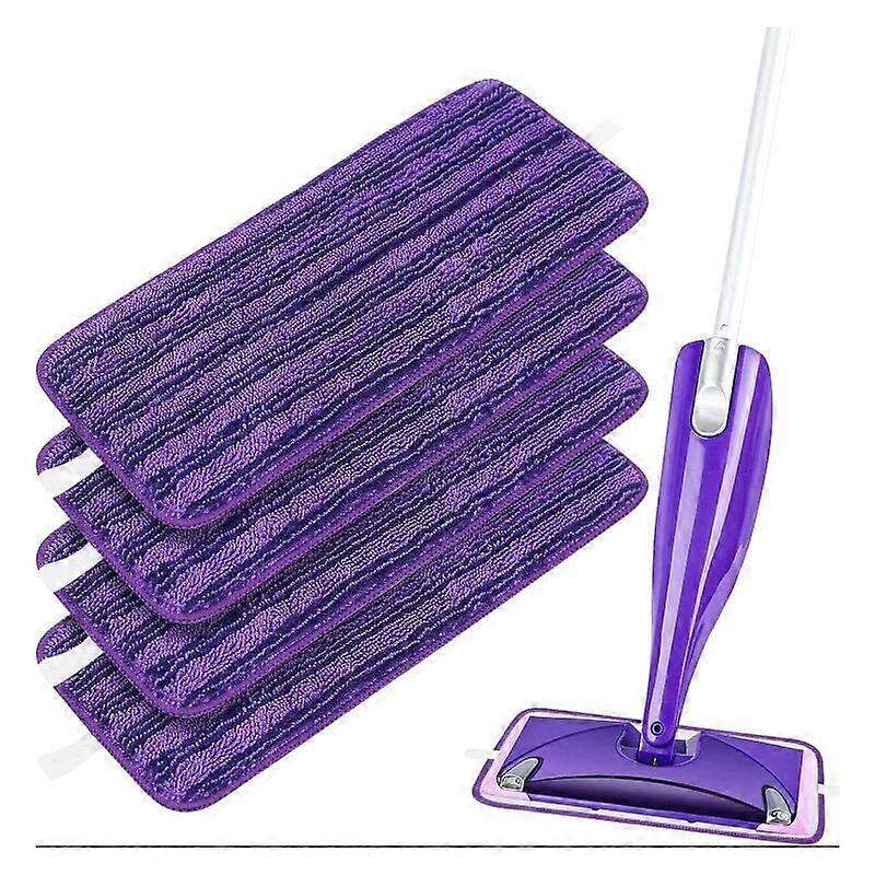 Replacement Reusable Washable Microfiber Mop Cloths for Swiffer WetJet Spray Mops