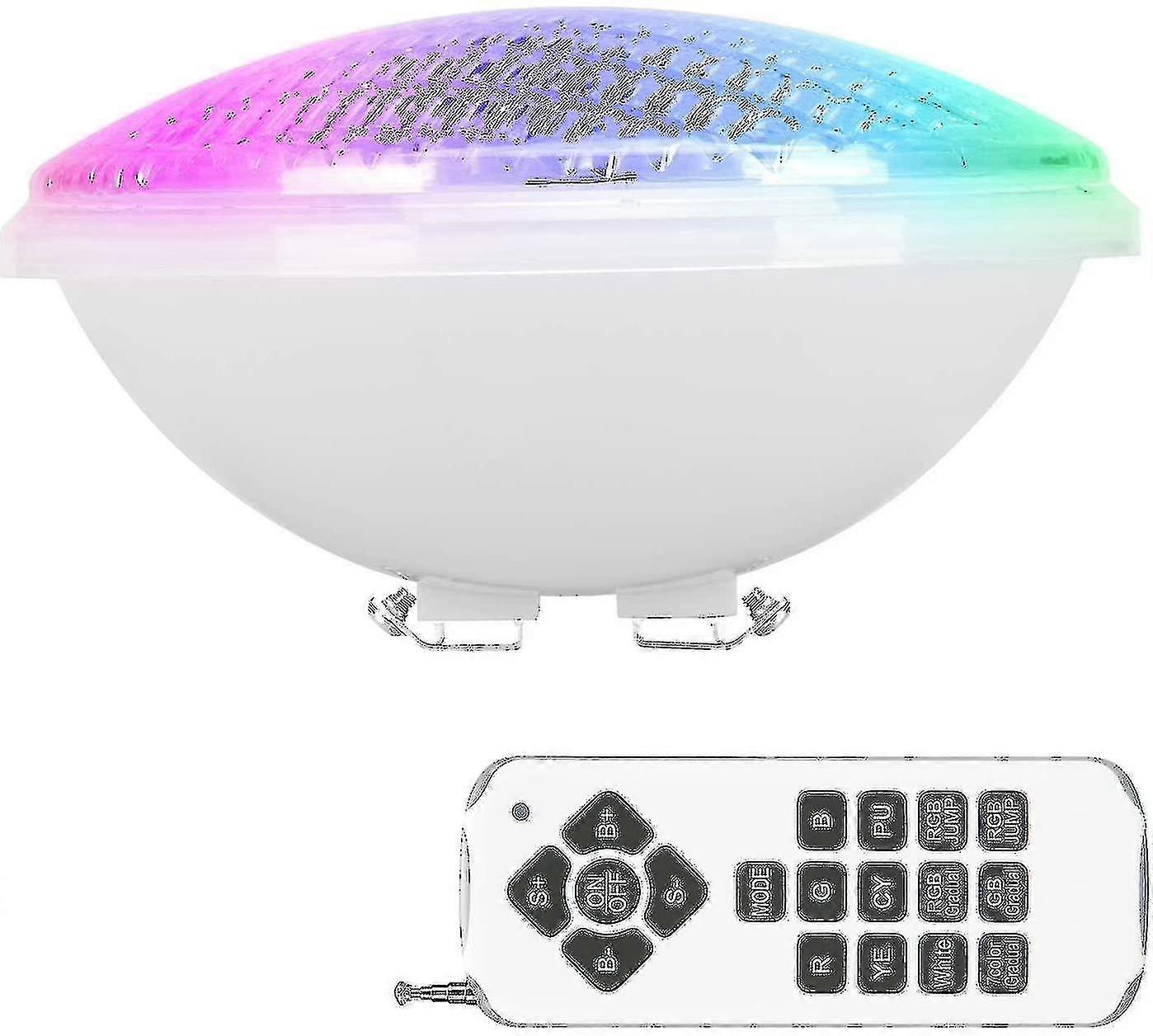 Rgbw 40w Par56 Pool Light, Led Pool Spotlight Waterproof Ip68, Led Submersible Pool Light 12v Dc/ac