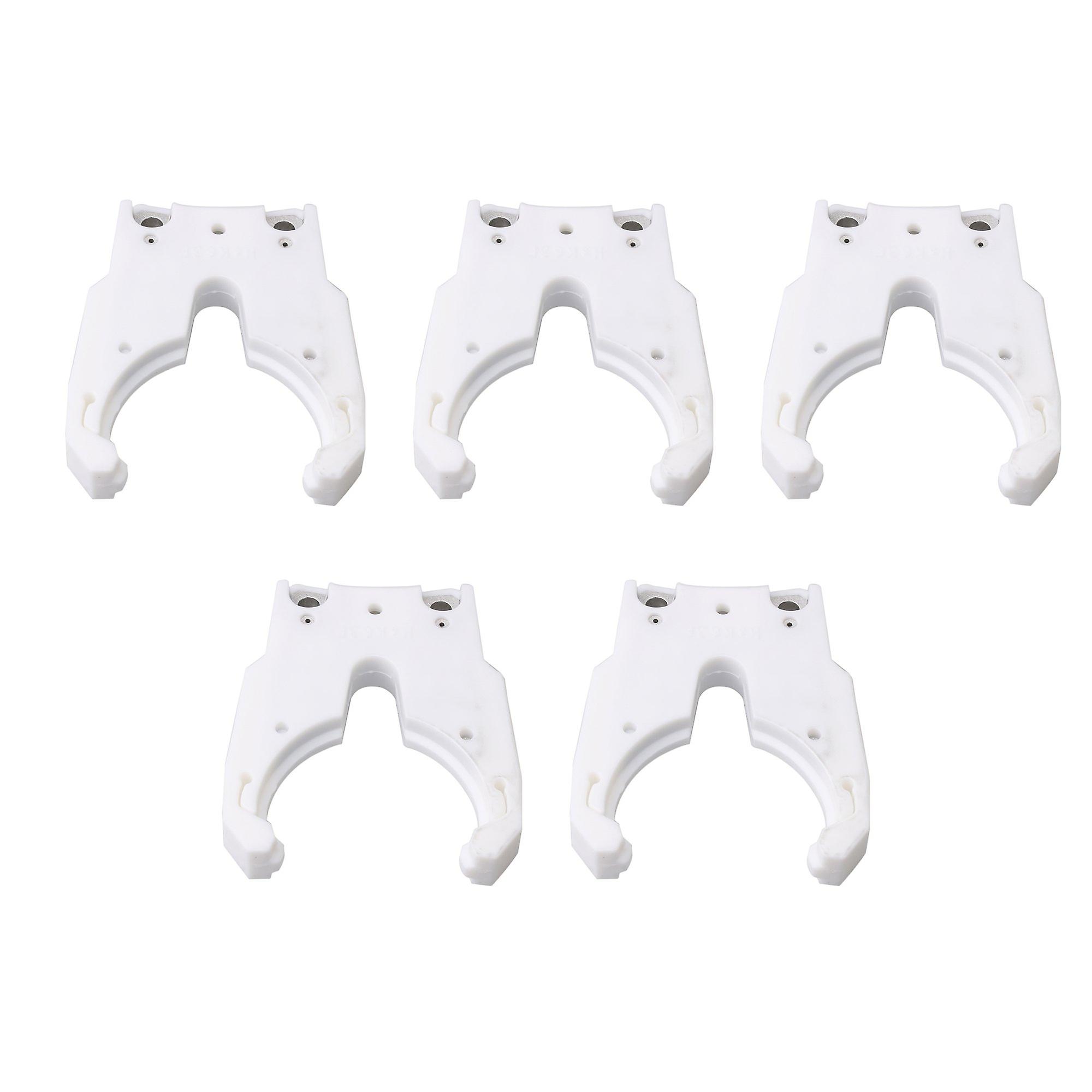 5x White HsK63F Tool Holder Clamp Clip Engraving Machine Accessories CNC