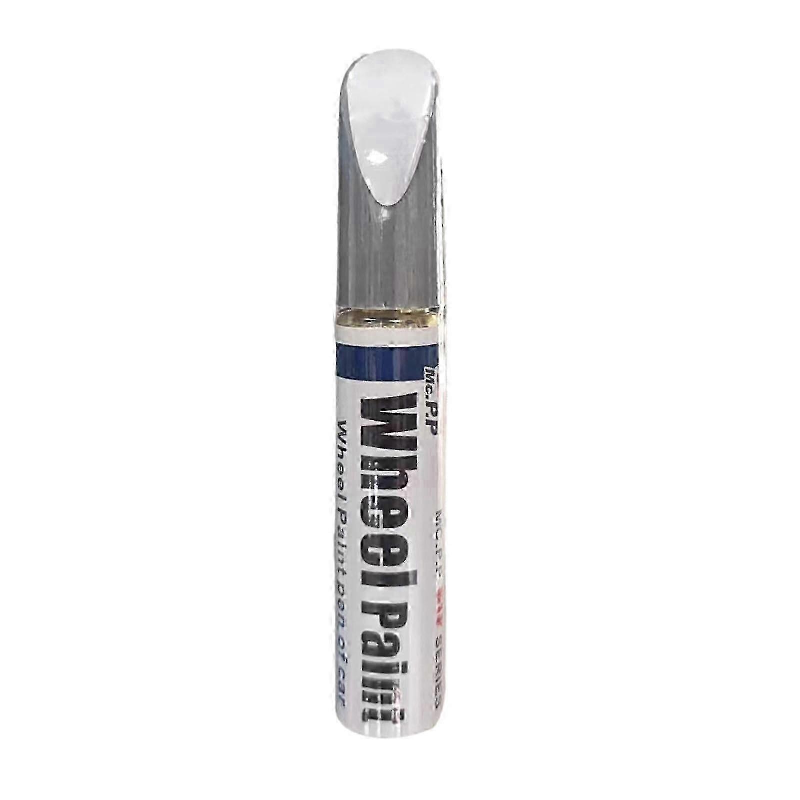 Gloss Black Rim Touch-Up Paint Pen Quick Drying Easy-to-Use Compact Size Portable Reusable Car Wheel Repair Pen