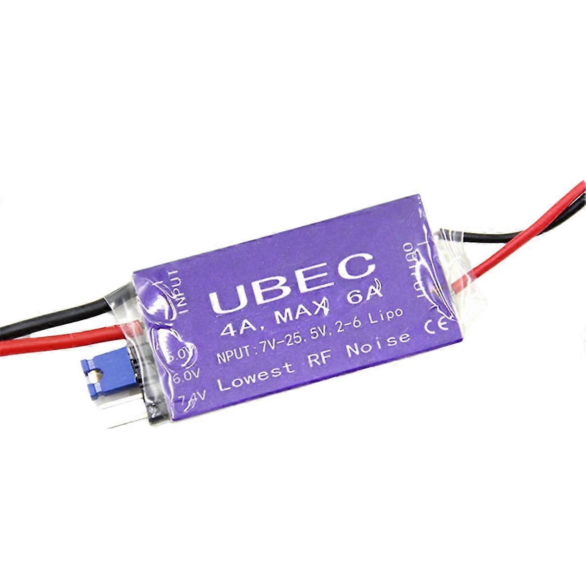 UBEC Voltage Regulator for RC Airplanes 4A Output 5V/6V Max 12A for 2-6S Lipo 6-16 Cell Ni-