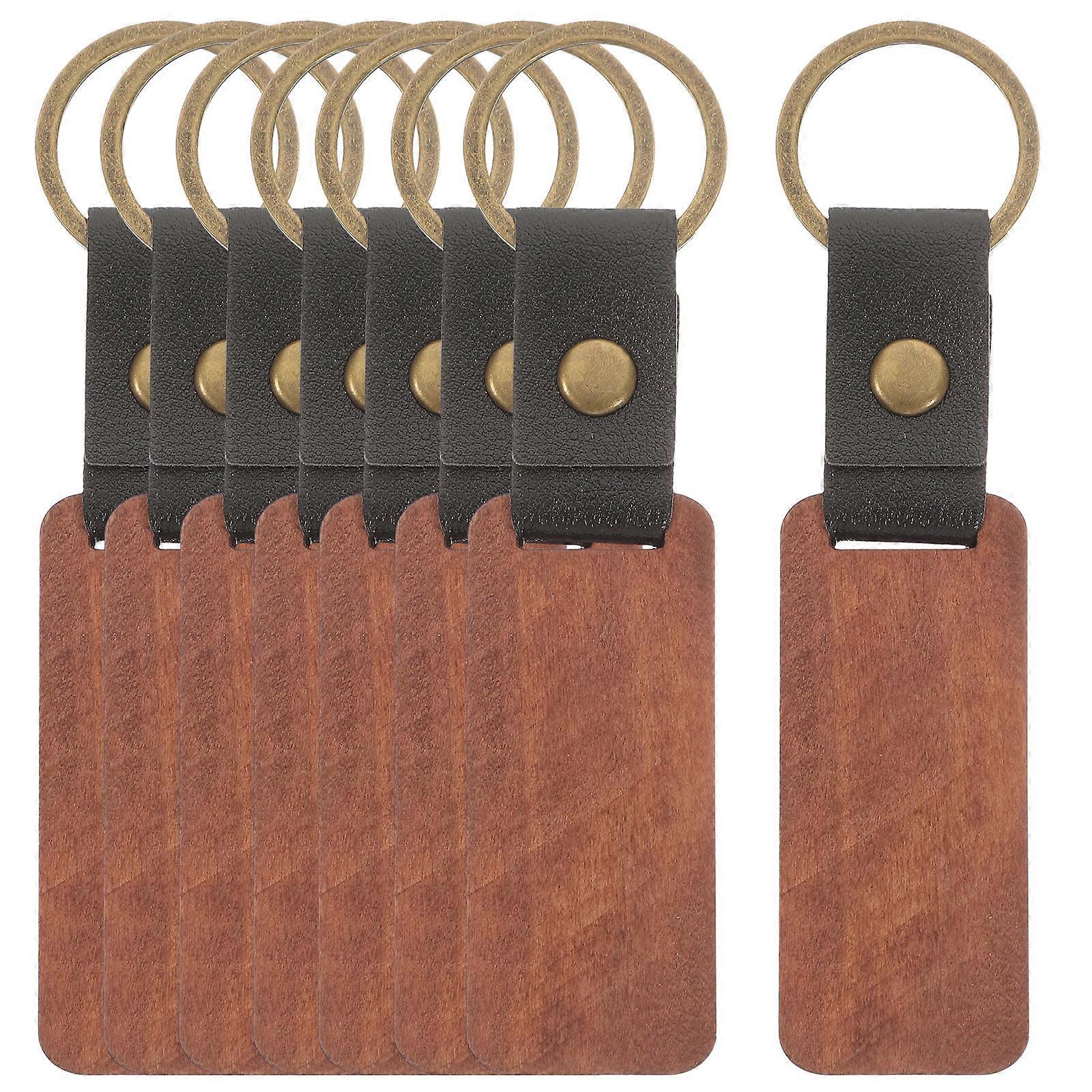 Blank Wooden Keychains, Essential for Crafting Enthusiasts, Versatile Application