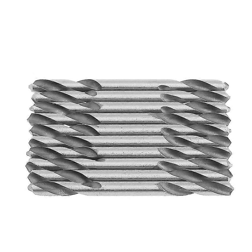 10Pcs 3.2mm HSS Double Ended Spiral Torsion Drill Tools Drill Set