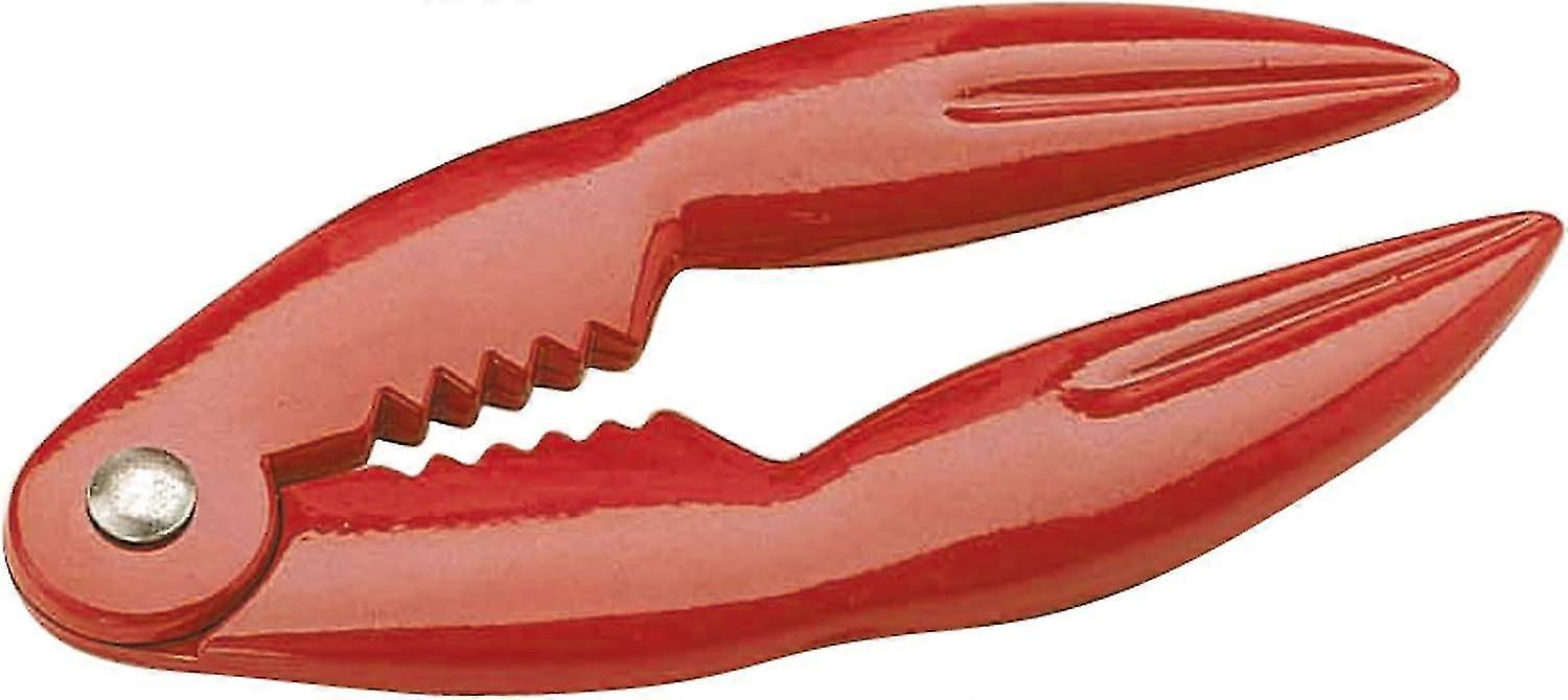 2025 KitchenCraft Crab Claw and Lobster Cracker Durable Metal Build Robust and Versatile 14 x 7cm Red