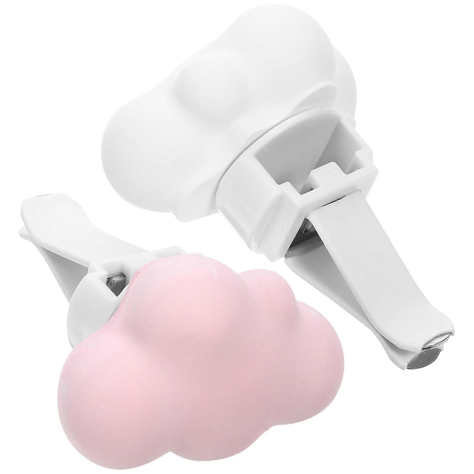 Automotive Vent Clip Car Vent Diffuser Clips Air Freshener White 2Pcs