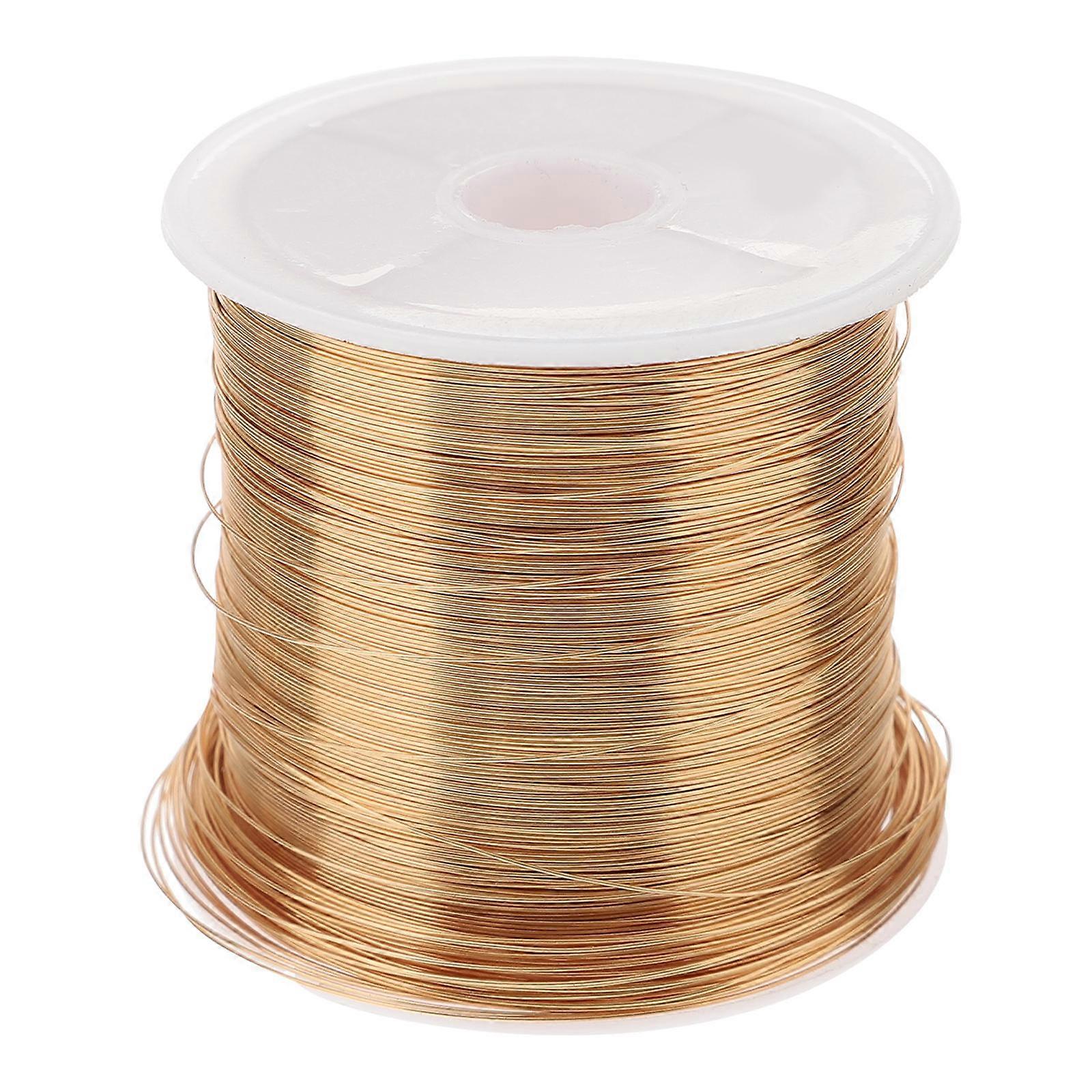 Wire For Crafting Bead String Handmade Brass Sculpting Yarns 100m For Jewelry Making 1 Roll