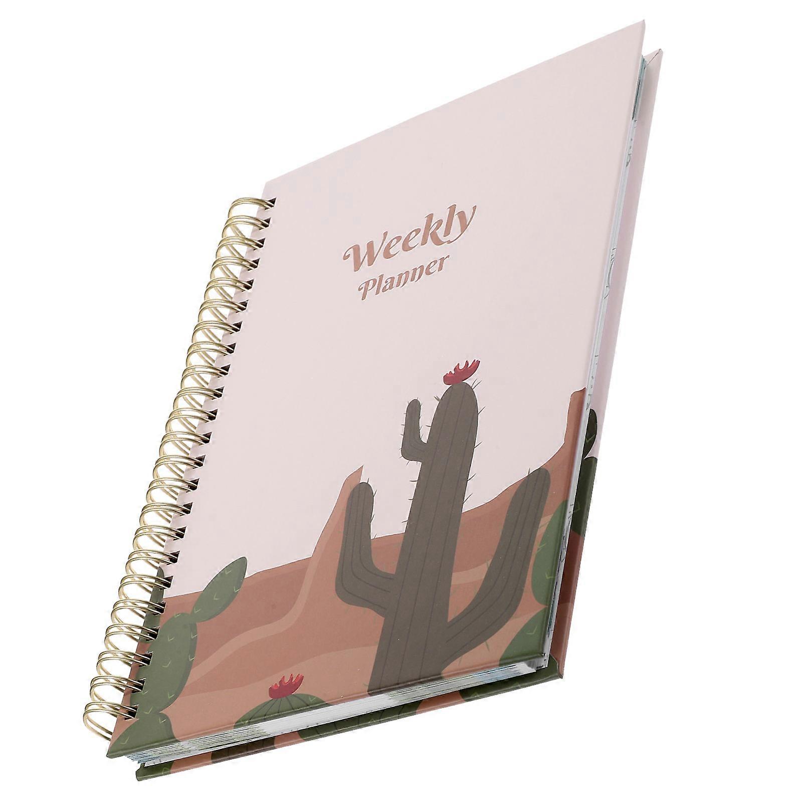 Notebooks for School Notepad for Study Schedule Arrangement Multi A5 Size Memo Recording Student Planner 1Pack