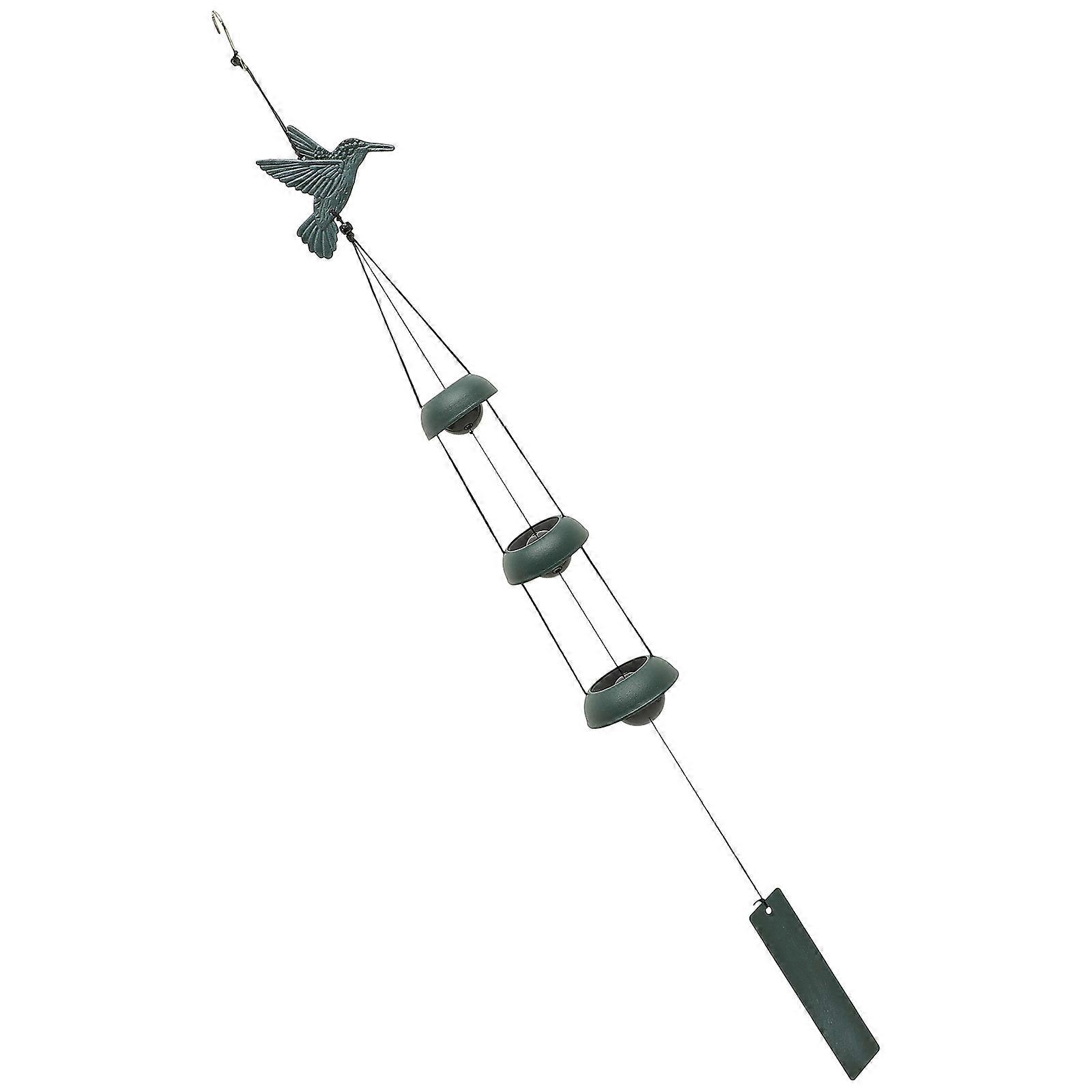 Bell Wind Chimes for Outside Nylon Rope Japanese Style Wall Window Backyard Car 76.5X7.5X6.5CM Home Decoration 1Pack