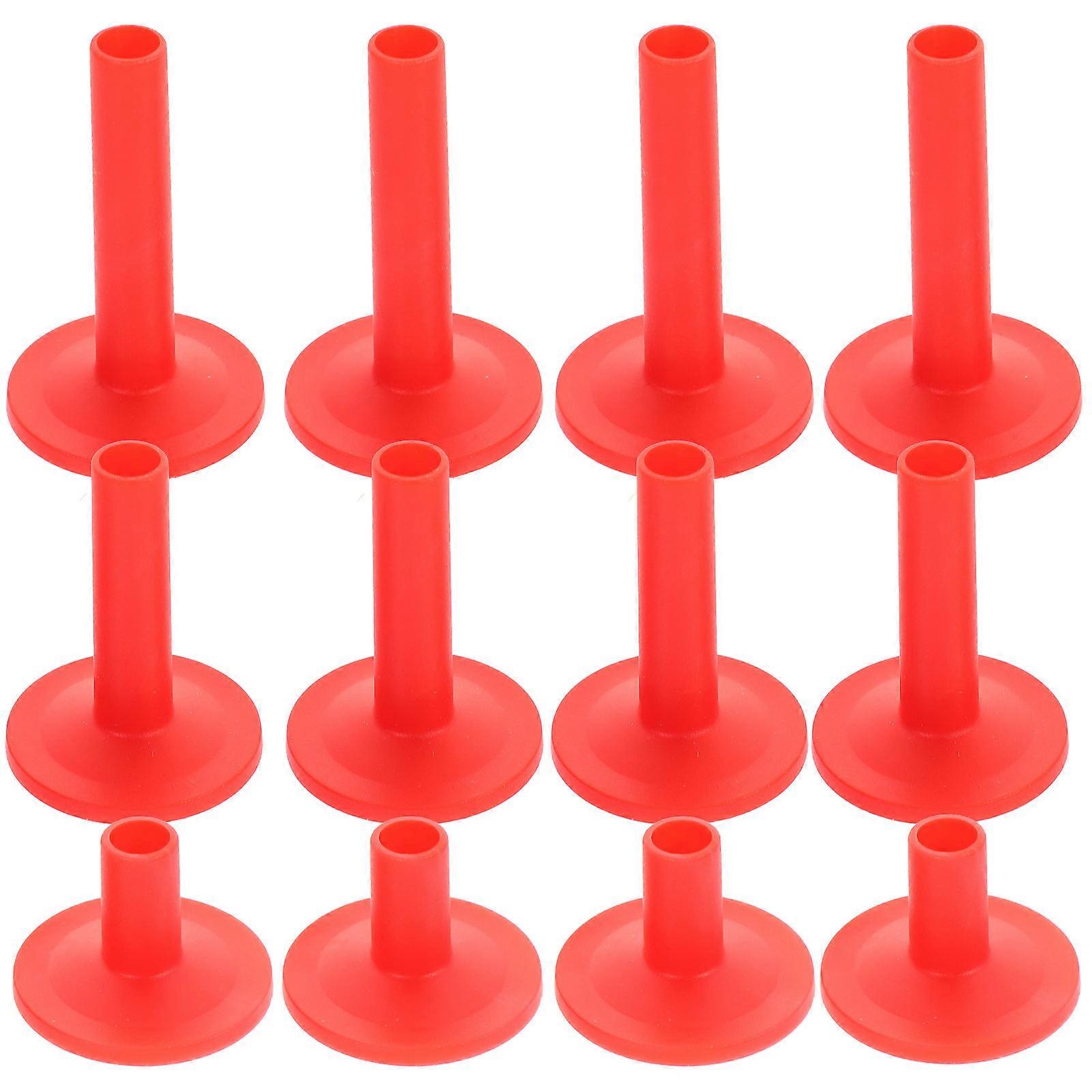 Cymbal Accessories for Drum Kits 12Pcs Red Color Enhance Sound and Performance