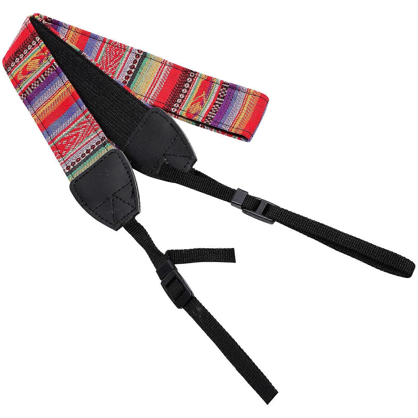 Shoulder Sling Canvas Camera Neck Strap Retro Style For Photographers 1 Set