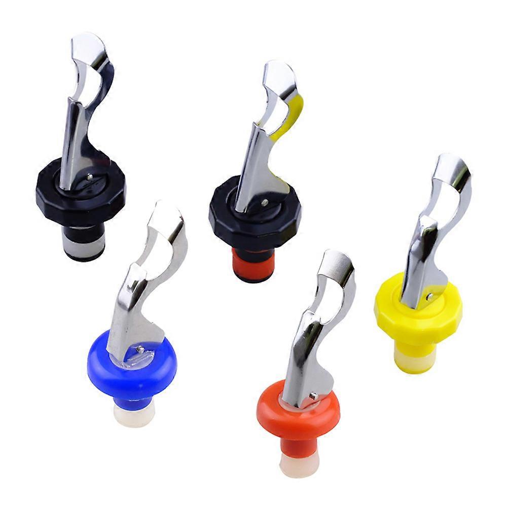 Reusable Bottle Stoppers Air-Tight Seal Silicone 5Pack
