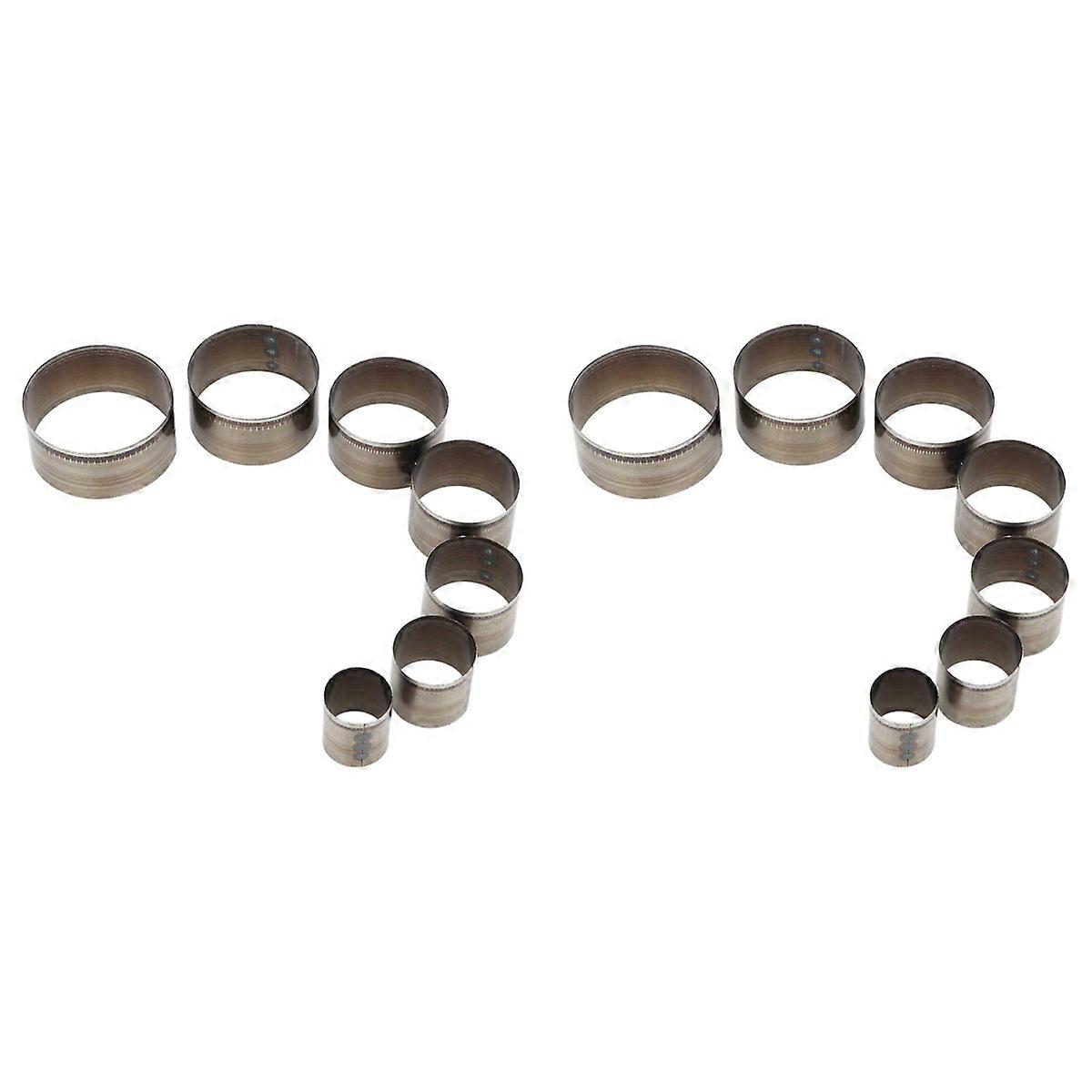 7Pcs Round Leather Craft Cutter Mold Die Template Punching Tools