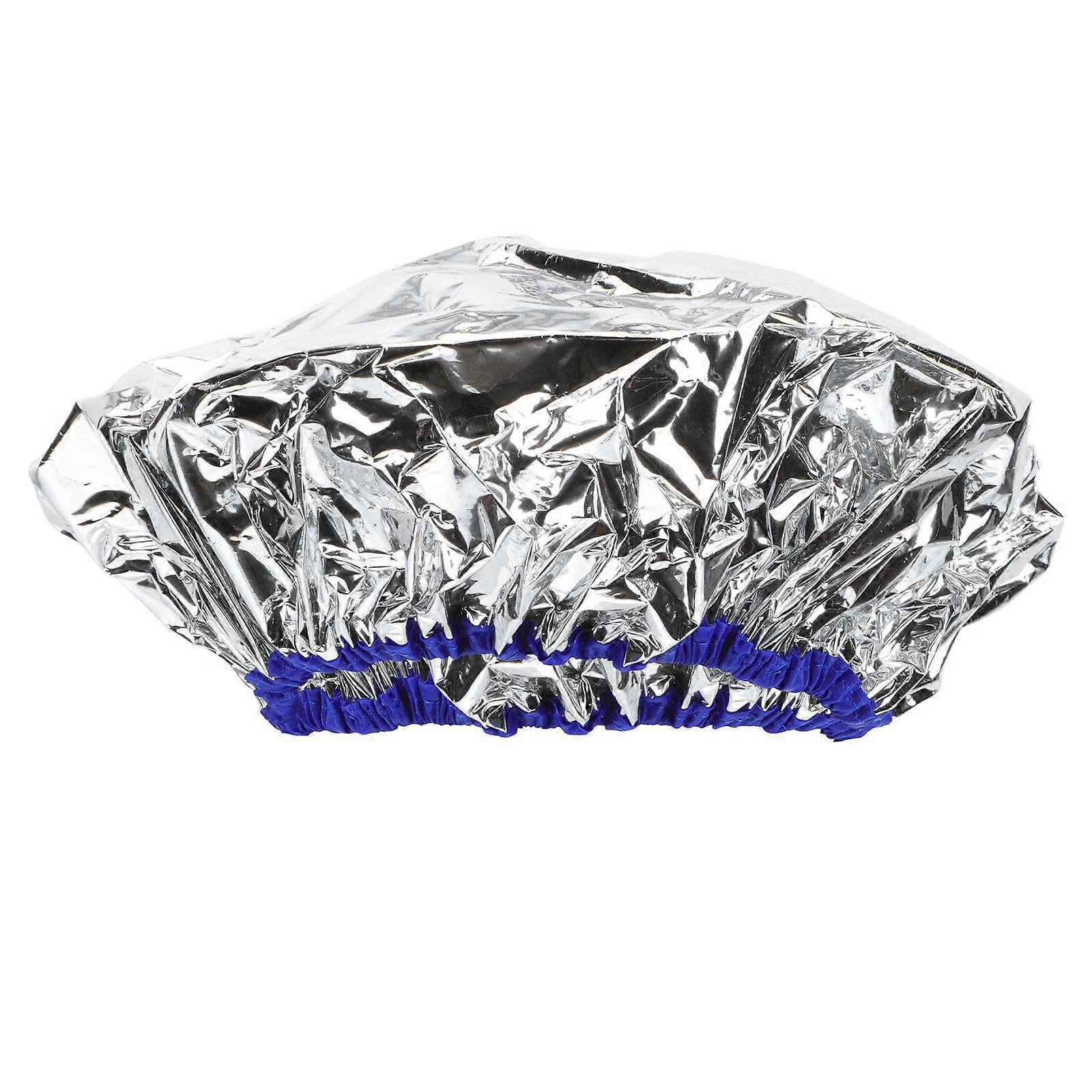 Thermal Hair Conditioning Cap with Elastic Band, Reusable Tinfoil Hair Steamer for Home and Salon Use, Lightweight and Compact Design