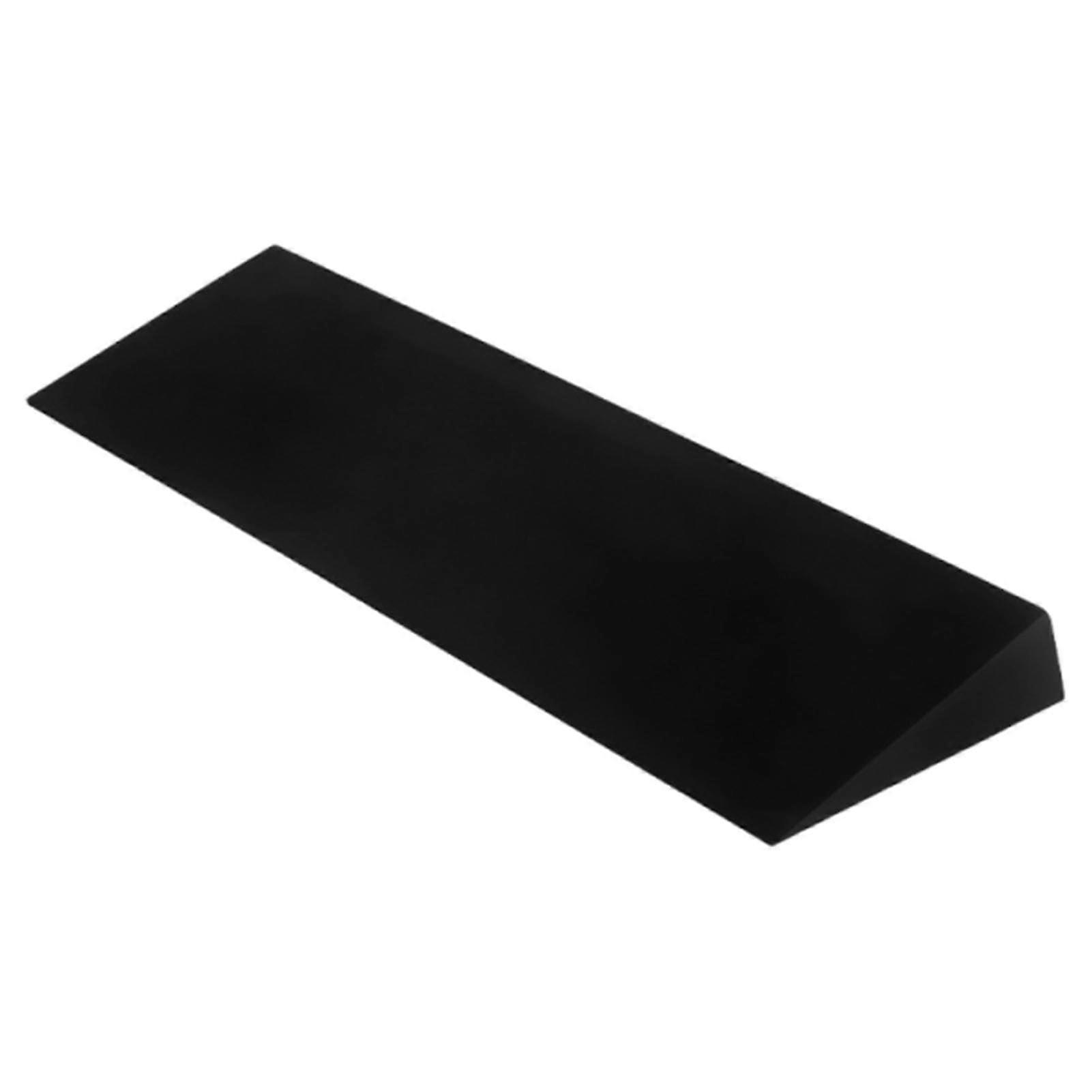 Non-Slip Yoga Wheel Chocks for Squats - Slanted Exercise Board, Rubber Corners, Raised Calf Track, Gym Ramp