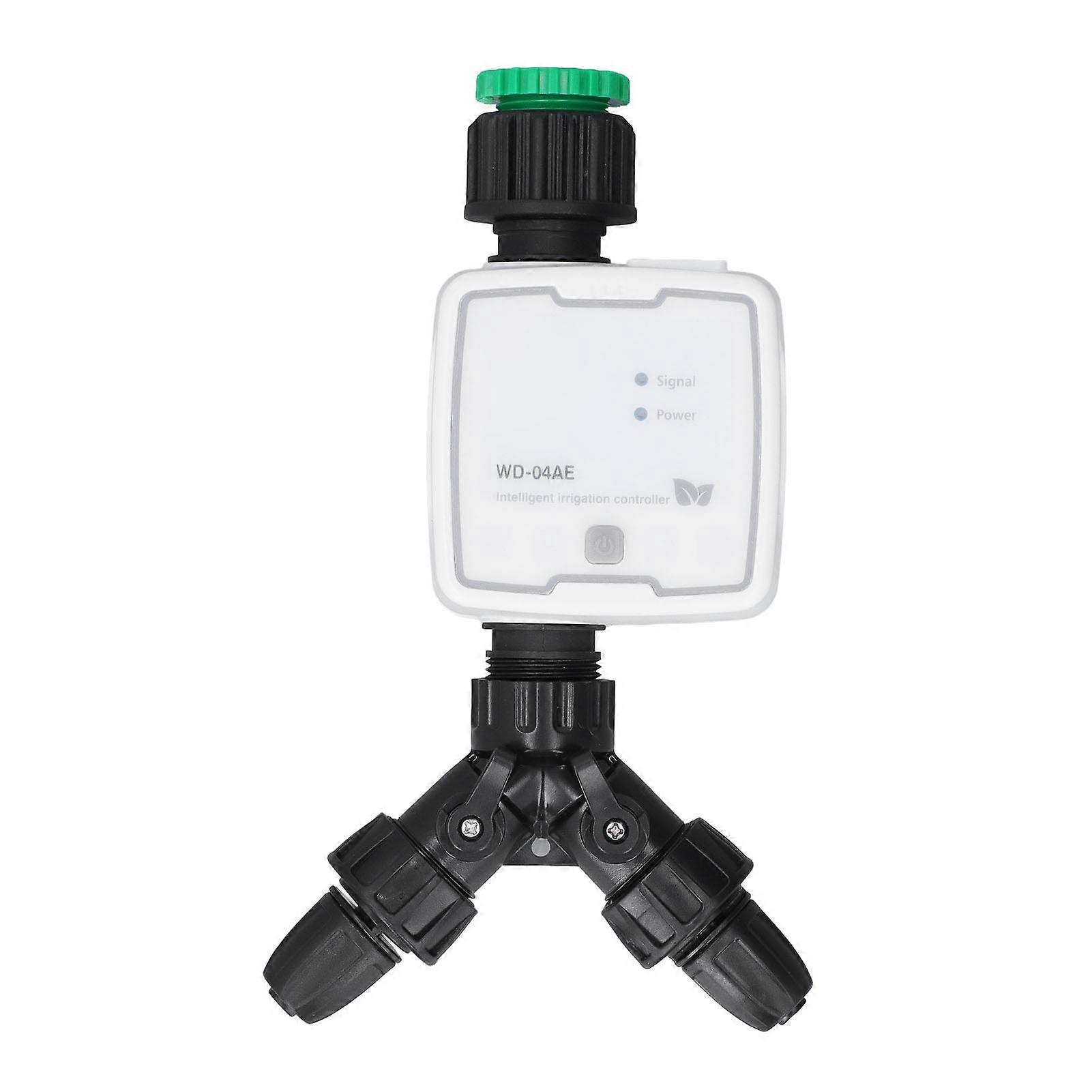 G3/4 Thread Automatic Water Timer Mobile Phone Remote Control Irrigation System with Rain Sensor for Garden Courtyards US Plug